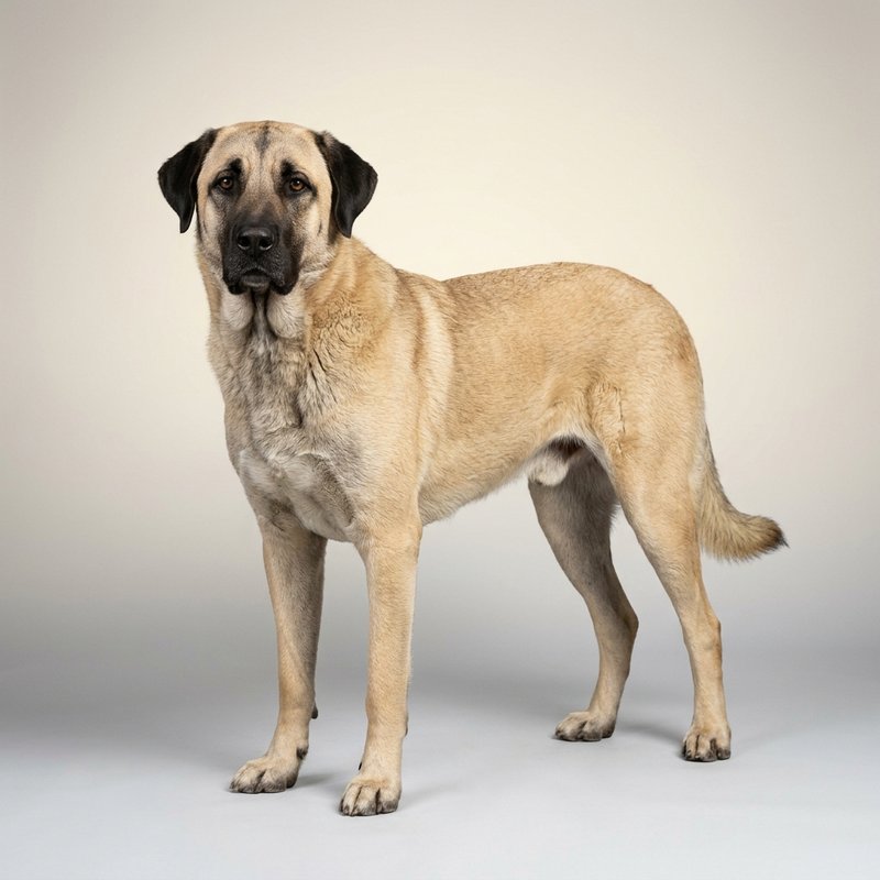"Anatolian Shepherd Dog studio portrait"