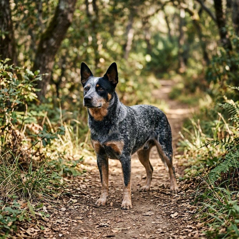 "Australian Cattle Dog outdoors"