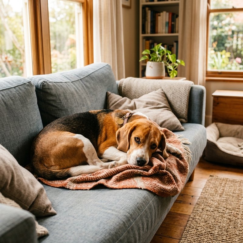 "Beagle at home"