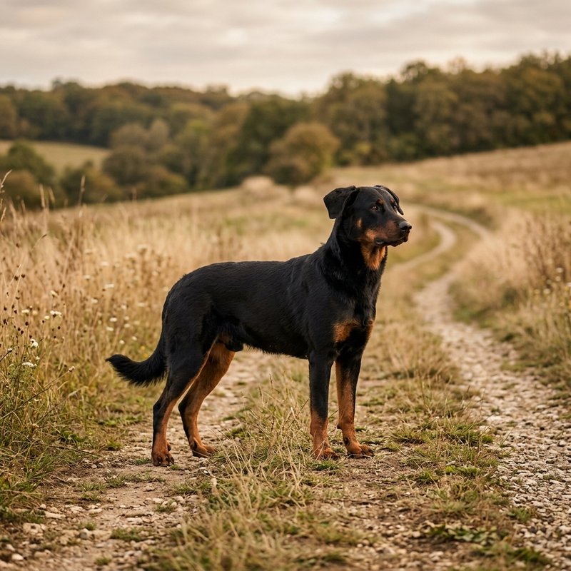 "Beauceron outdoors"
