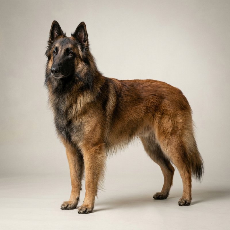 "Belgian Tervuren studio portrait"