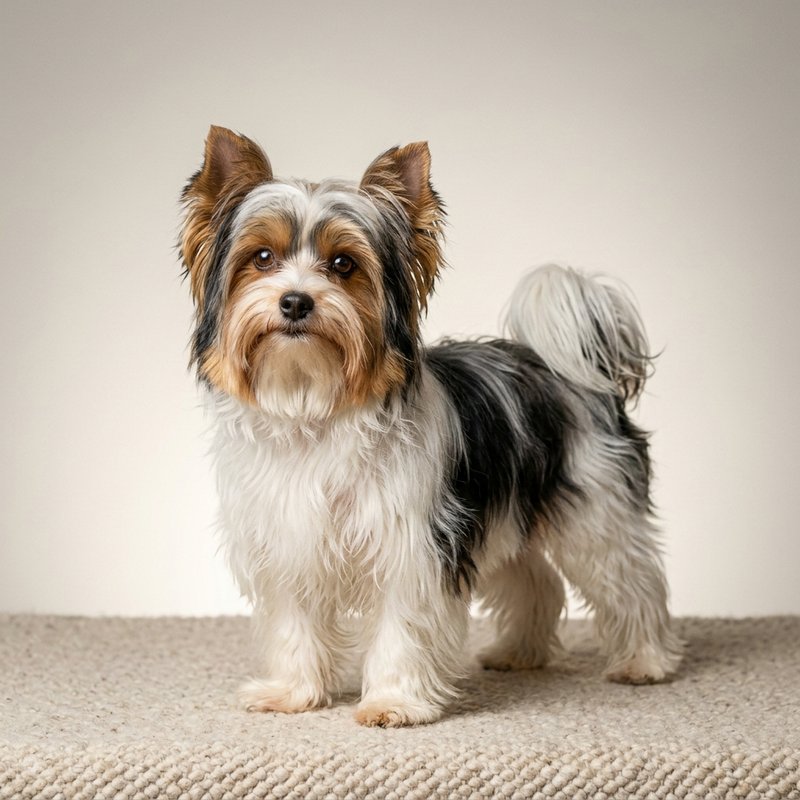 "Biewer Terrier studio portrait"
