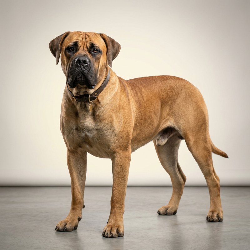 "Boerboel studio portrait"