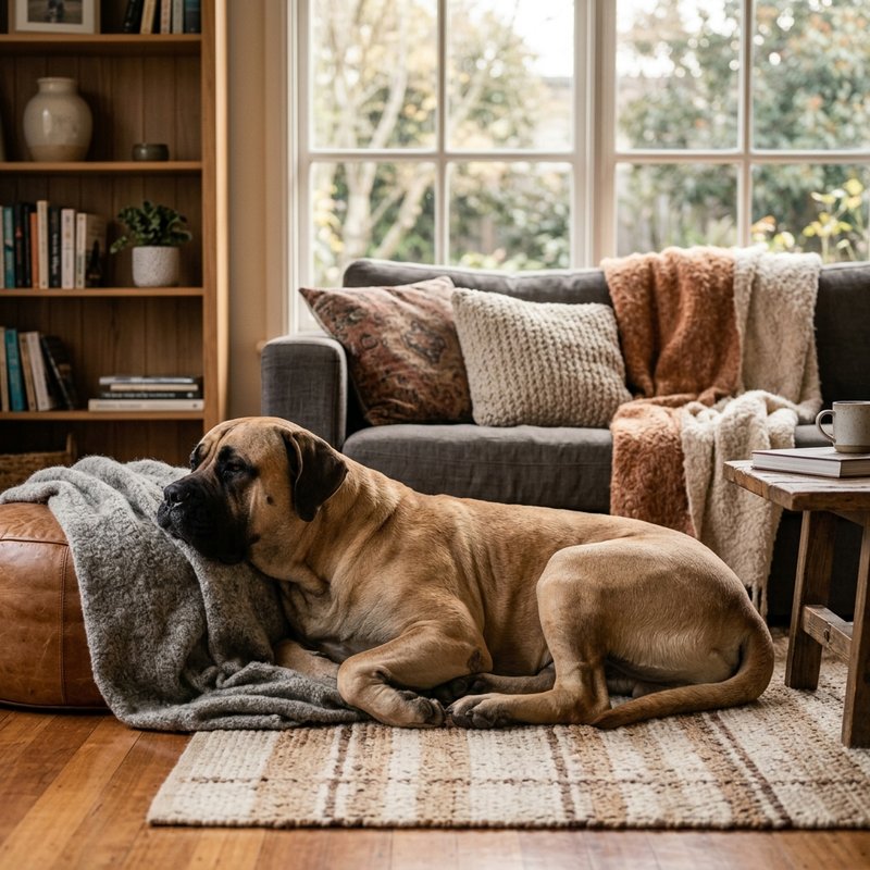 "Boerboel at home"