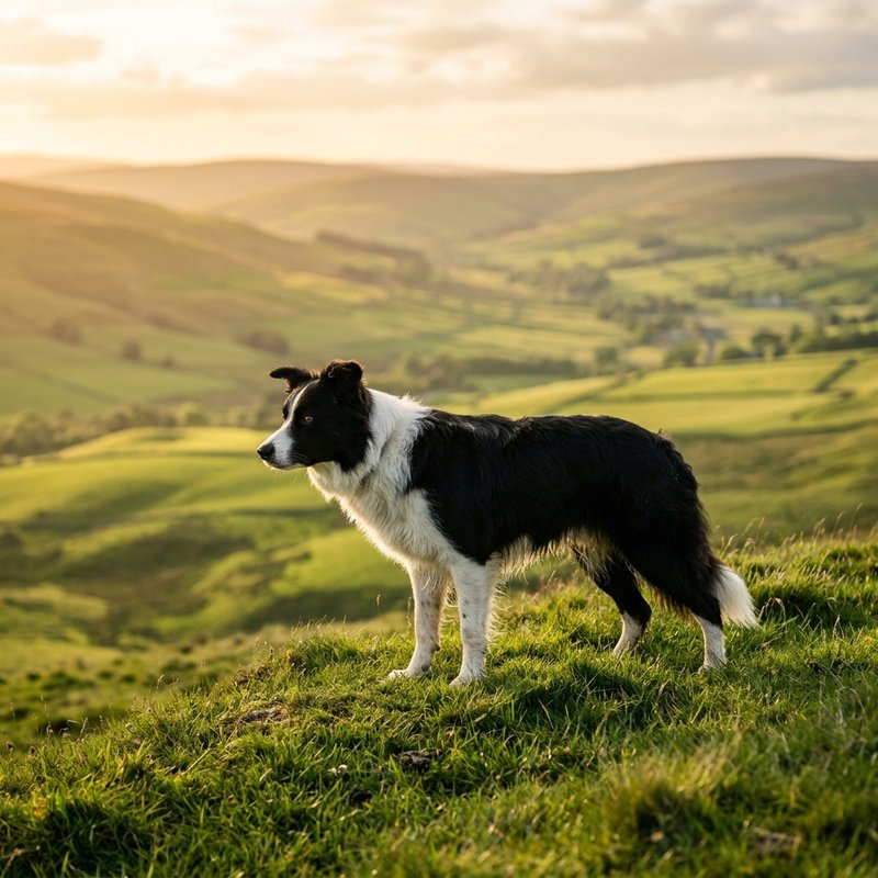 "Border Collie outdoors"