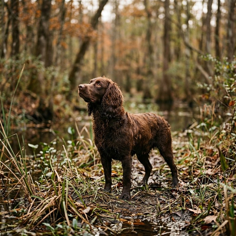 "Boykin Spaniel outdoors"