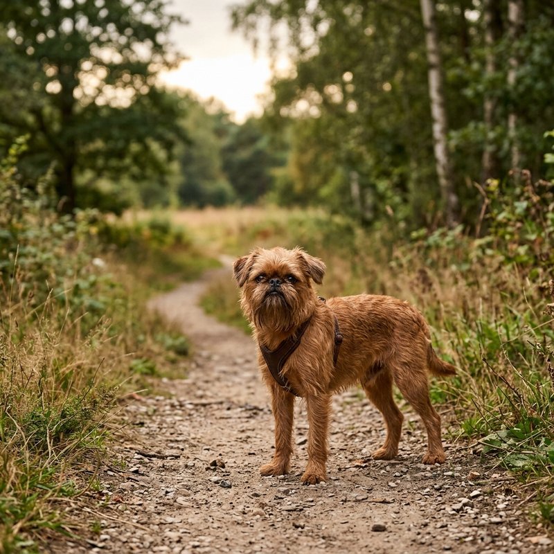 "Brussels Griffon outdoors"