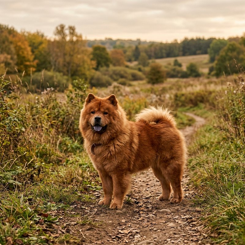 "Chow Chow outdoors"