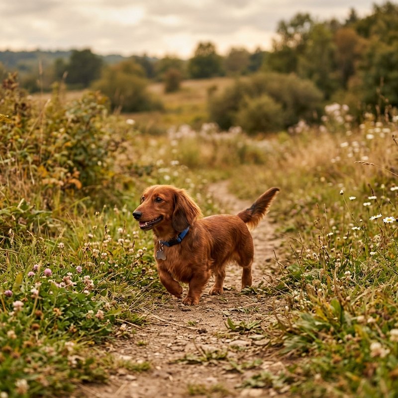 "Dachshund outdoors"