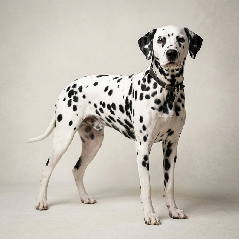 "Dalmatian studio portrait"