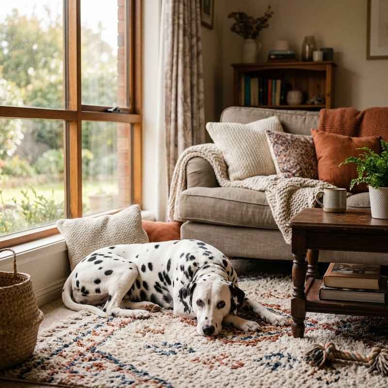 "Dalmatian at home"