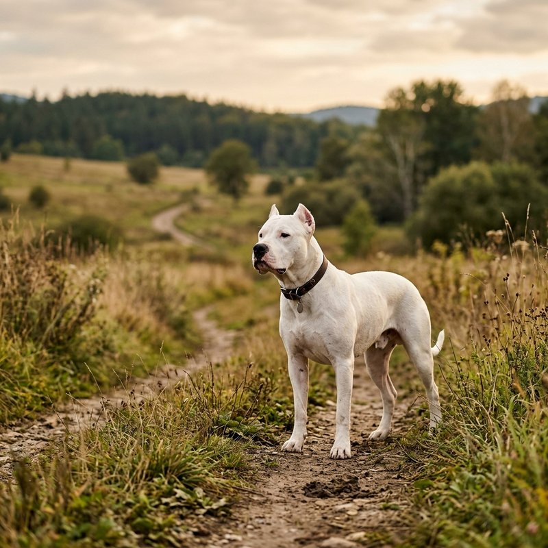 "Dogo Argentino outdoors"