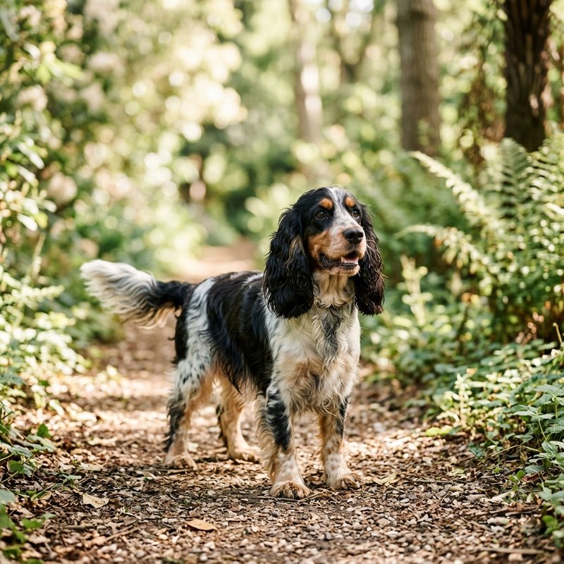 "English Cocker Spaniel outdoors"