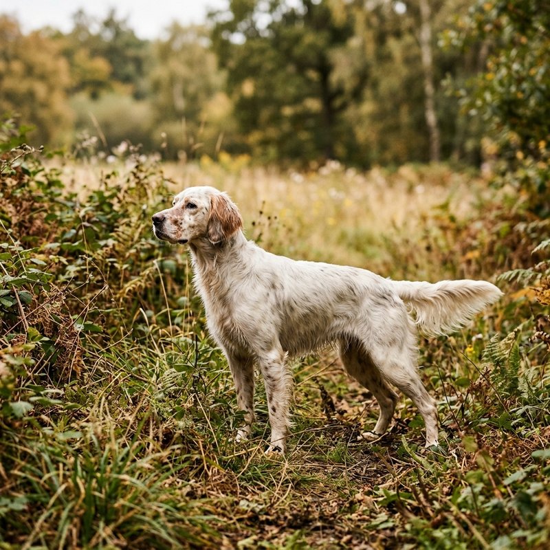"English Setter outdoors"