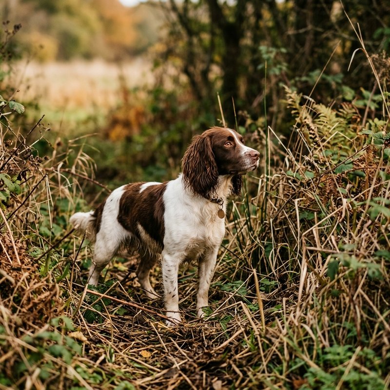 "English Springer Spaniel outdoors"
