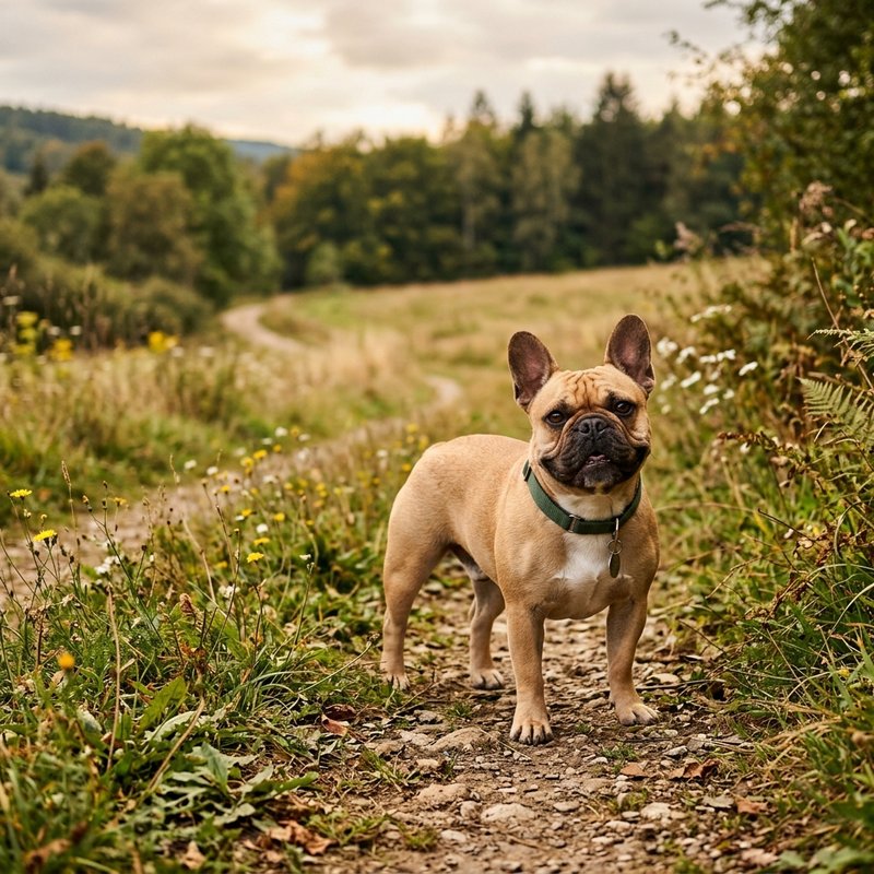 "French Bulldog outdoors"