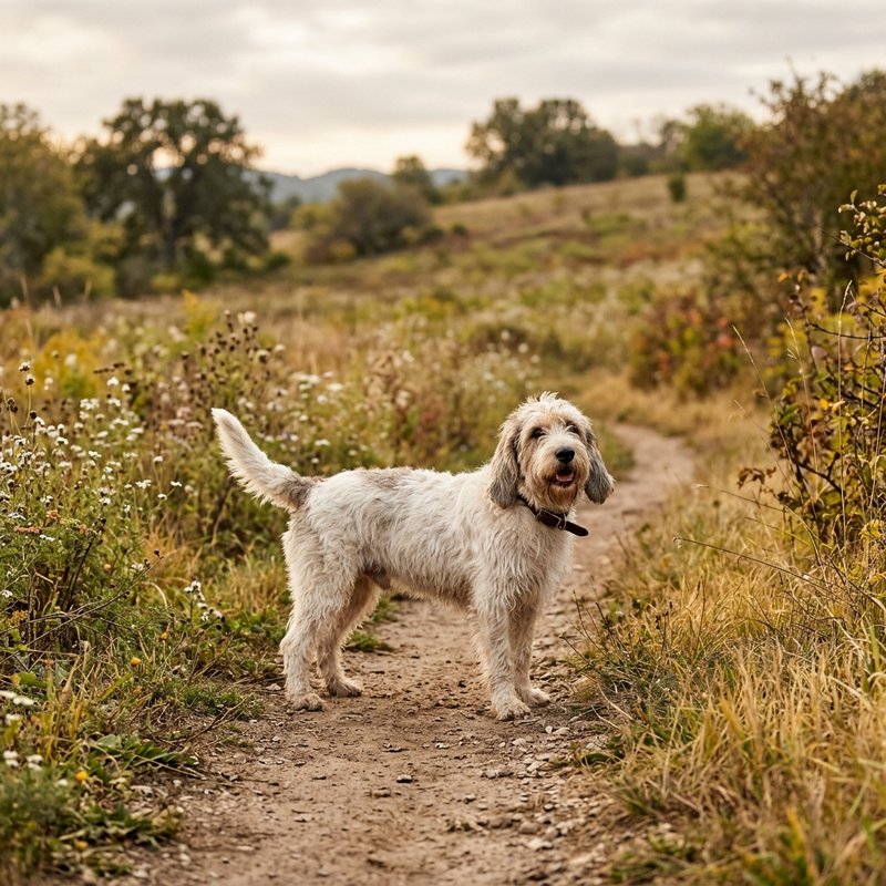"Grand Basset Griffon Vendeen outdoors"