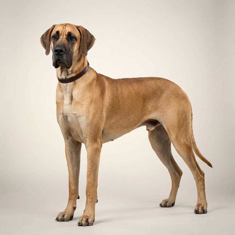 "Great Dane studio portrait"