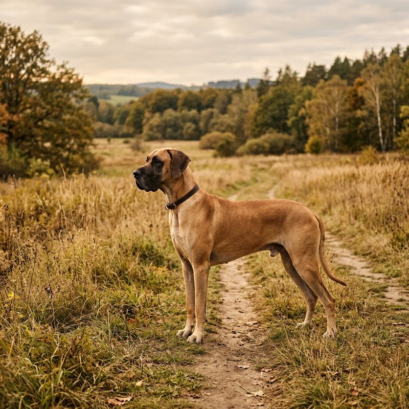 "Great Dane outdoors"