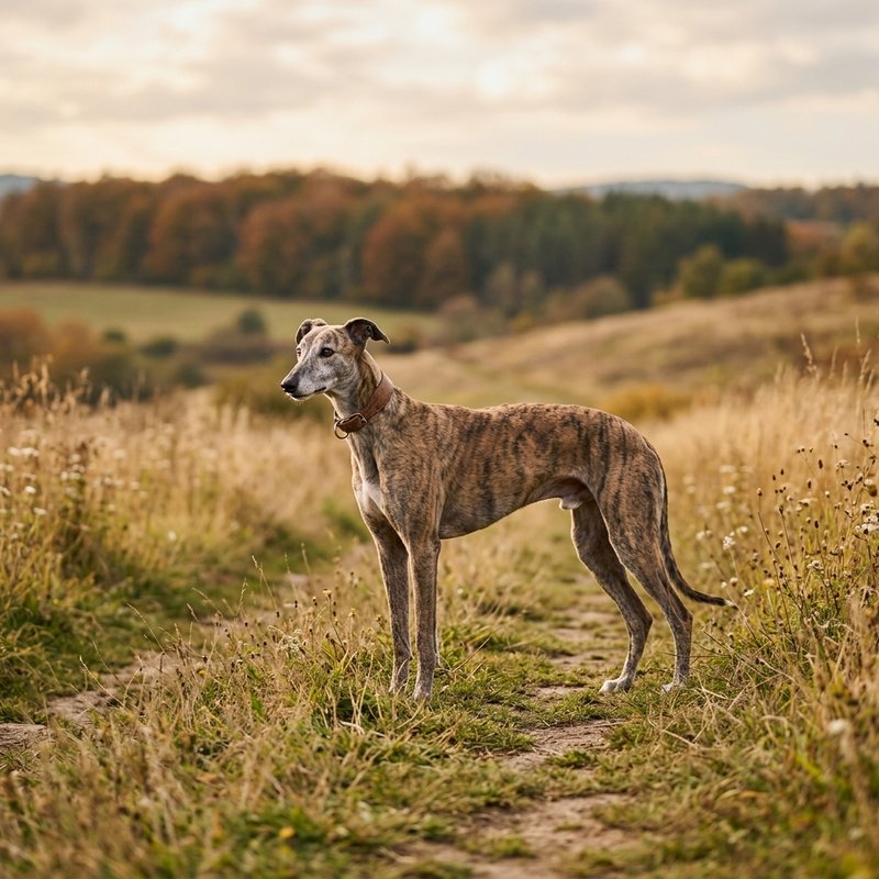 "Greyhound outdoors"