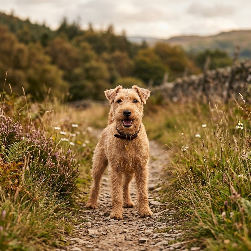 "Lakeland Terrier outdoors"