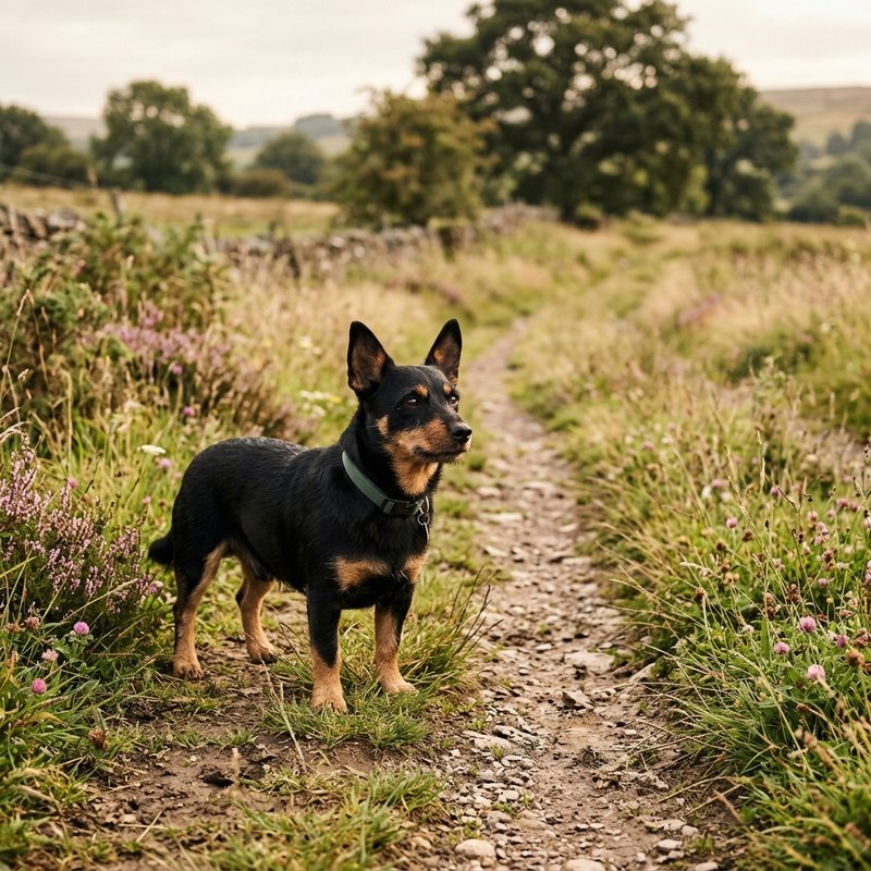 "Lancashire Heeler outdoors"