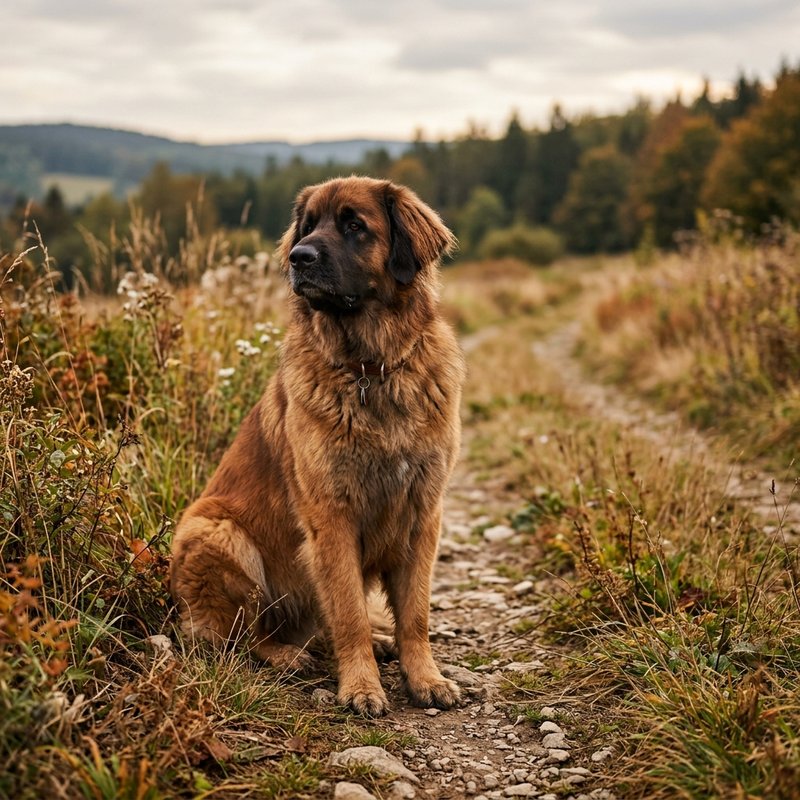"Leonberger outdoors"