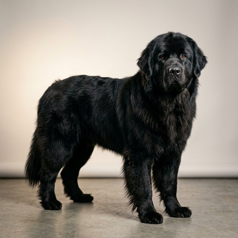 "Newfoundland studio portrait"