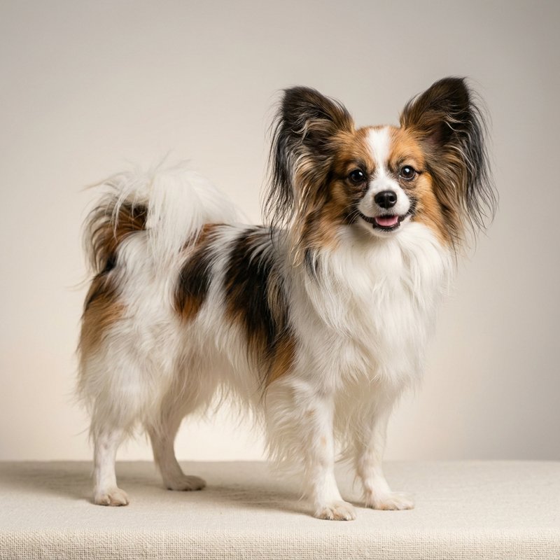 "Papillon studio portrait"