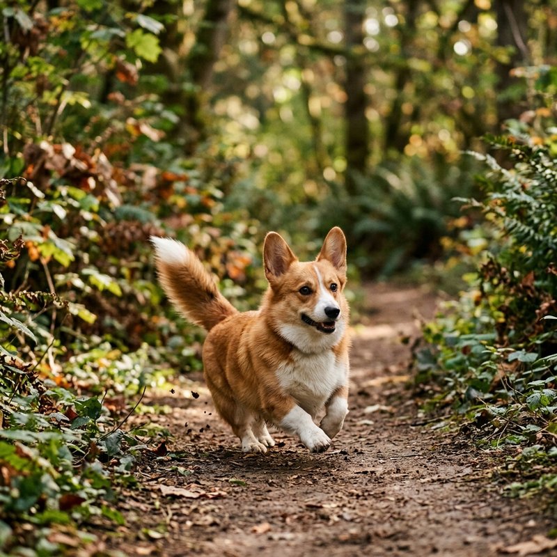 "Pembroke Welsh Corgi outdoors"