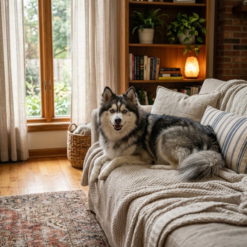 "Pomsky at home"