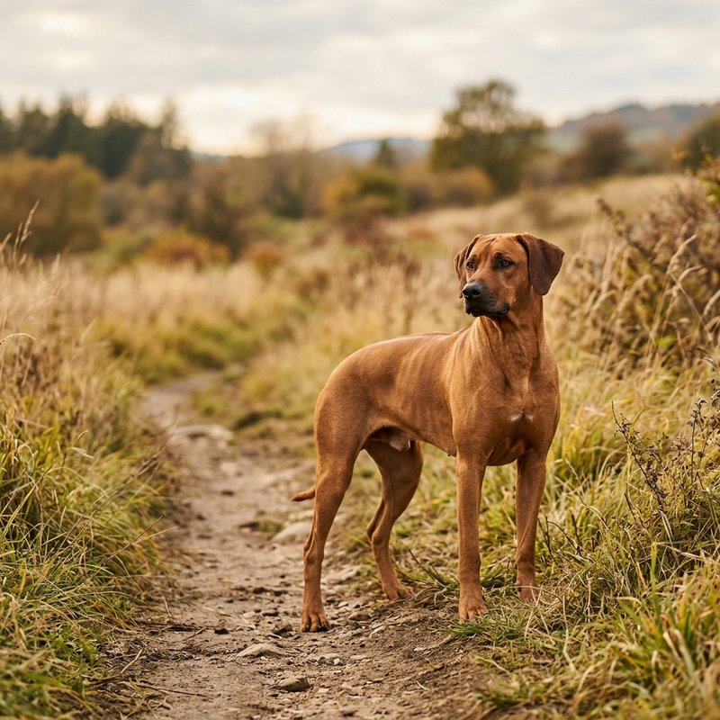 "Rhodesian Ridgeback outdoors"