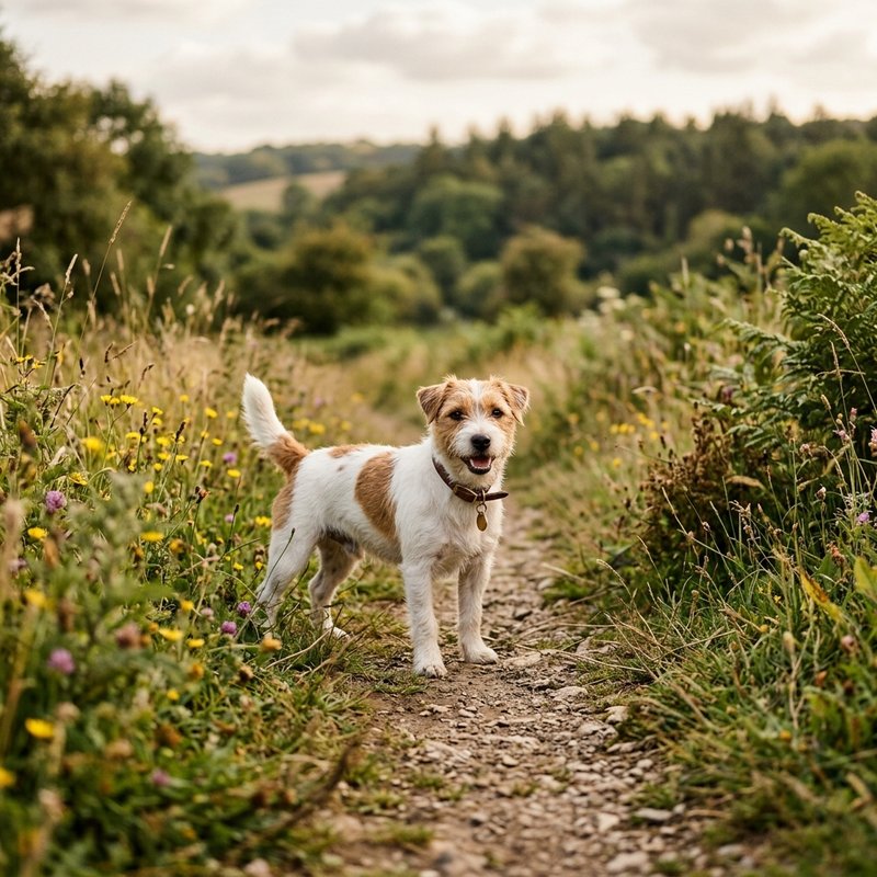 "Russell Terrier outdoors"