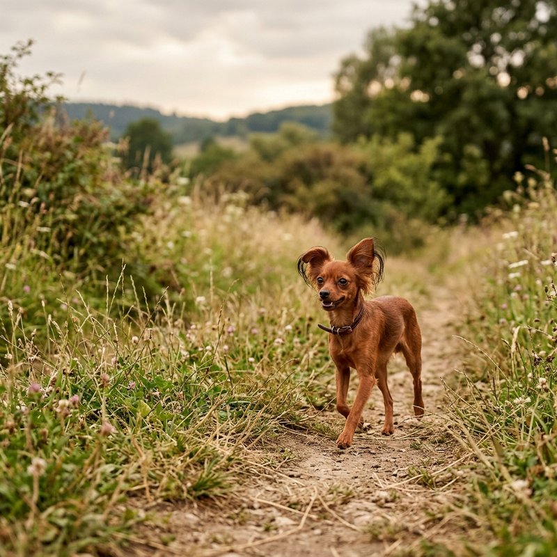 "Russian Toy outdoors"