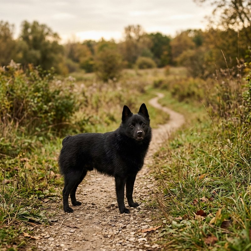 "Schipperke outdoors"