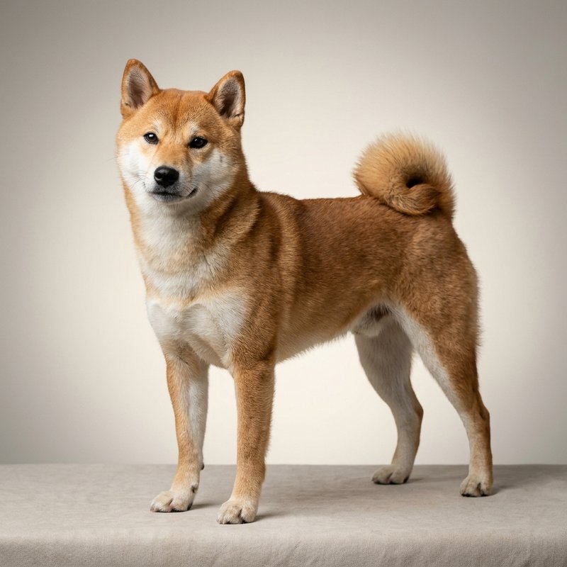 "Shiba Inu studio portrait"