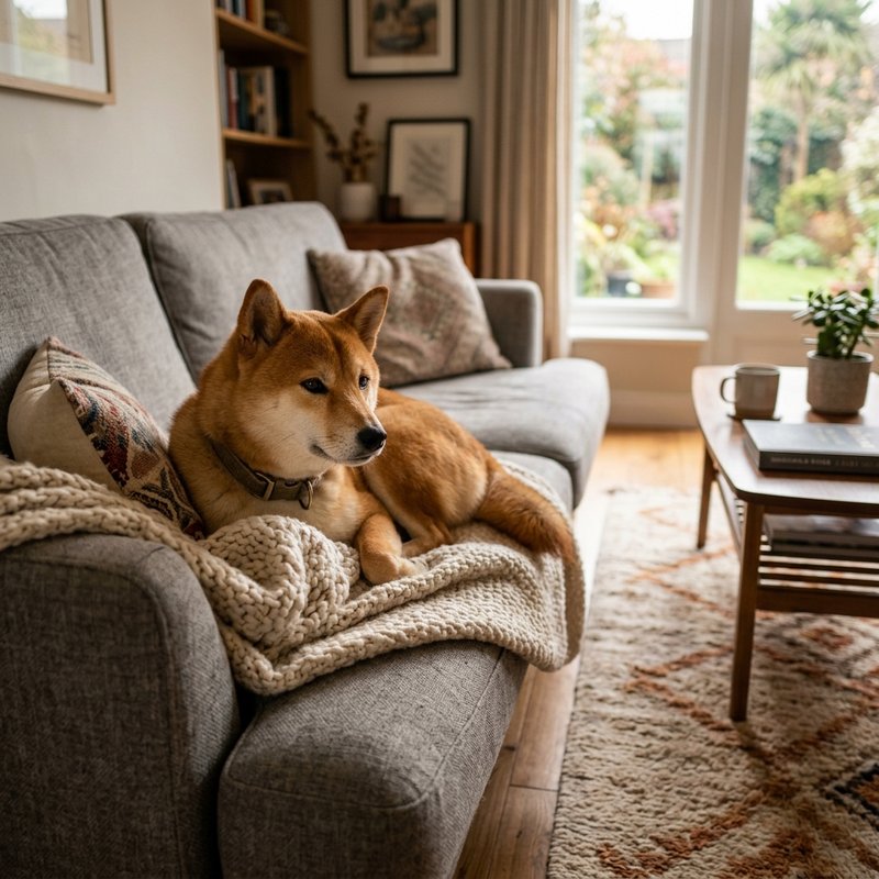 "Shiba Inu at home"