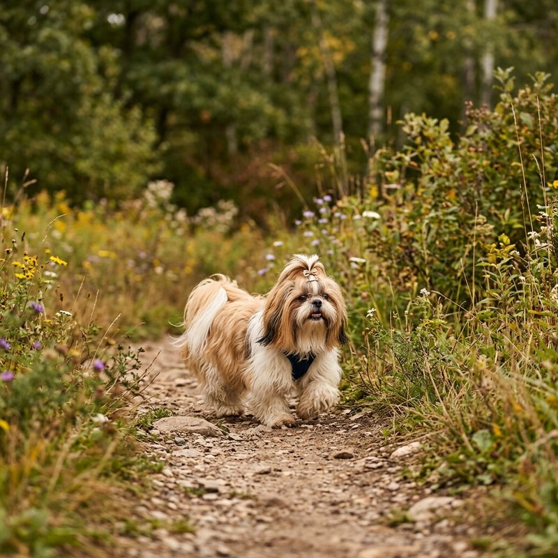 "Shih Tzu outdoors"