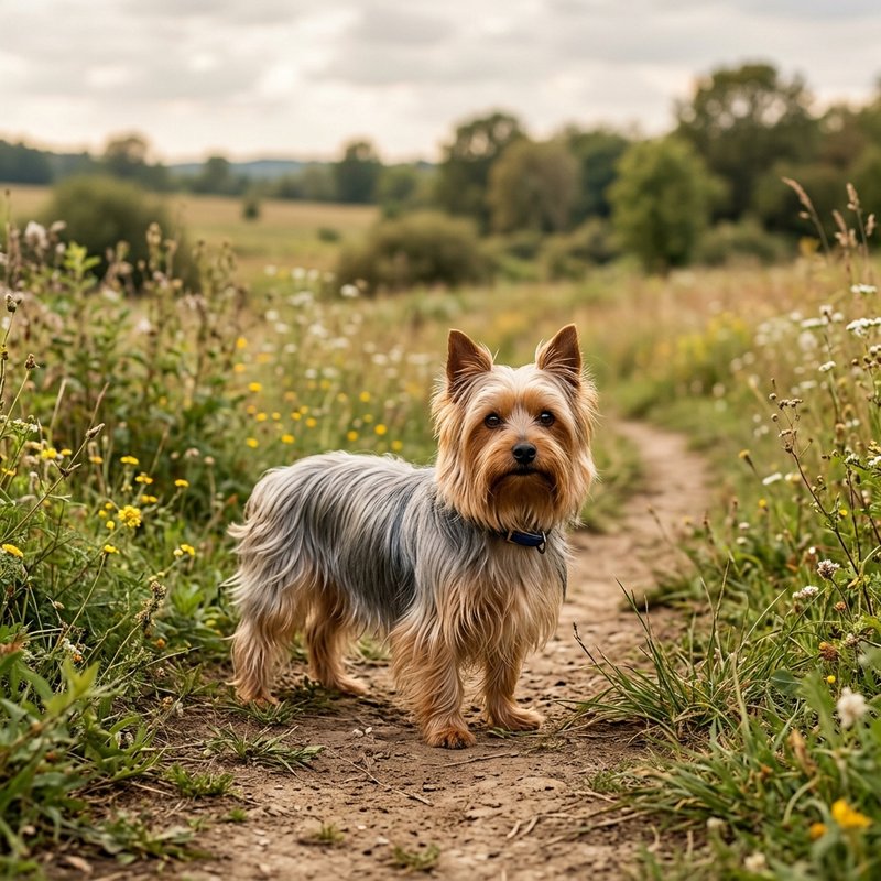"Silky Terrier outdoors"