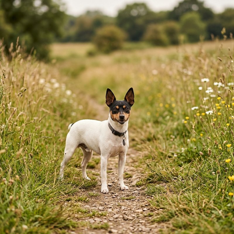 "Toy Fox Terrier outdoors"