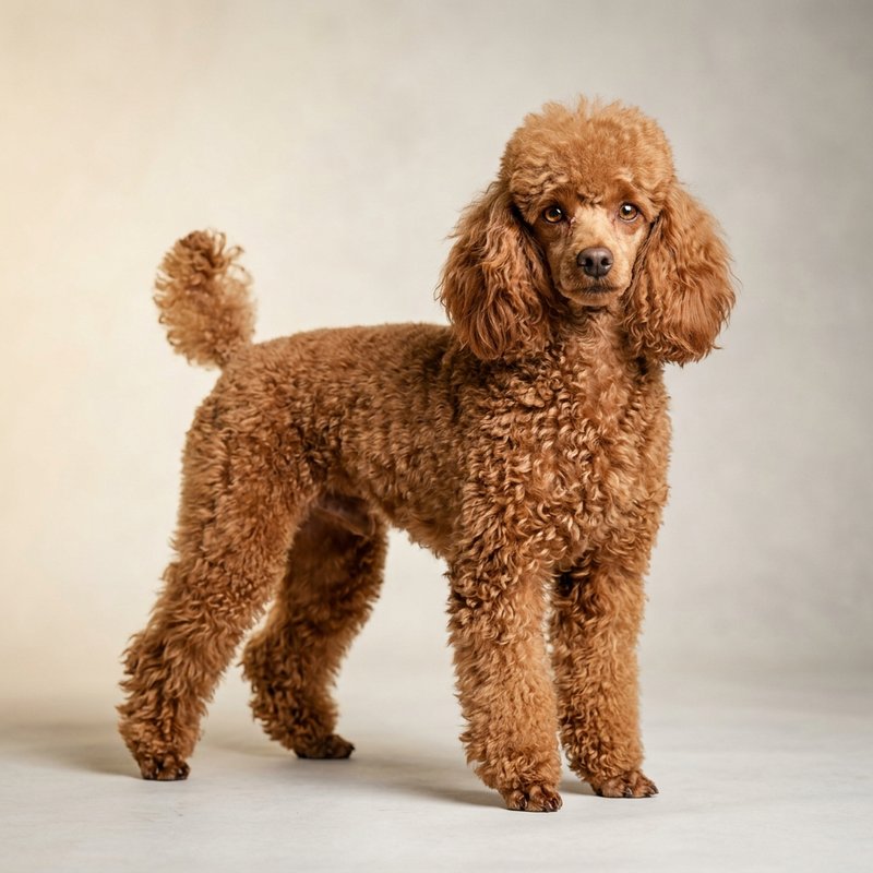 "Toy Poodle studio portrait"