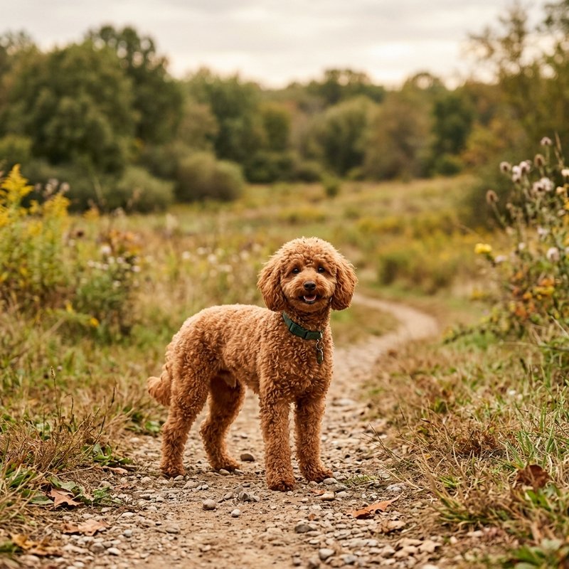 "Toy Poodle outdoors"