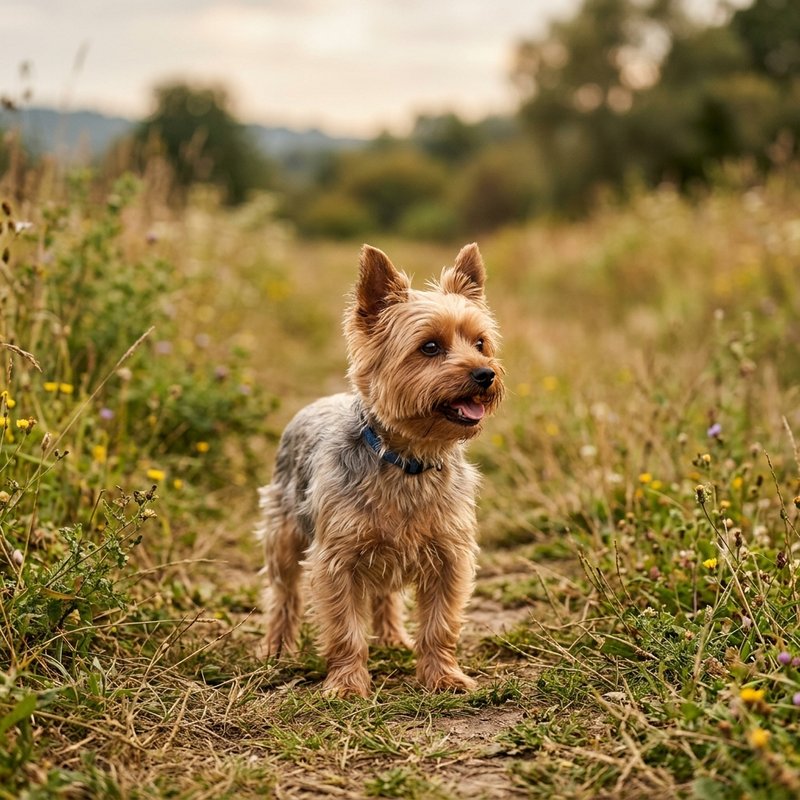 "Yorkshire Terrier outdoors"