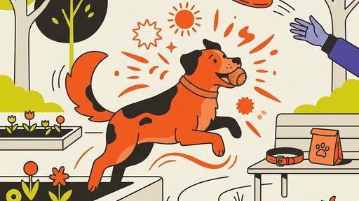 4-year-old dog illustration